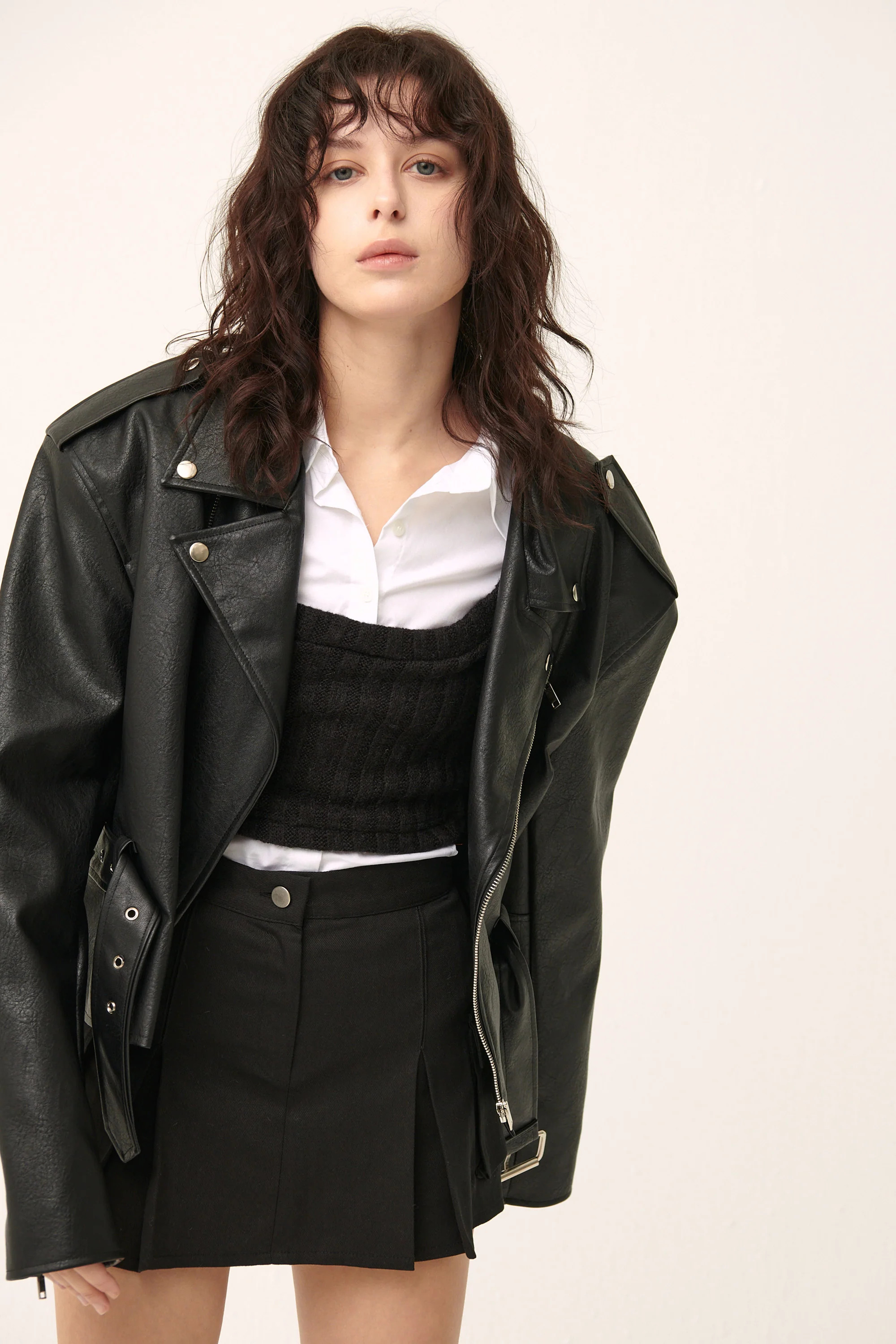 Megan Oversized Rider Jacket | Storets (Global)