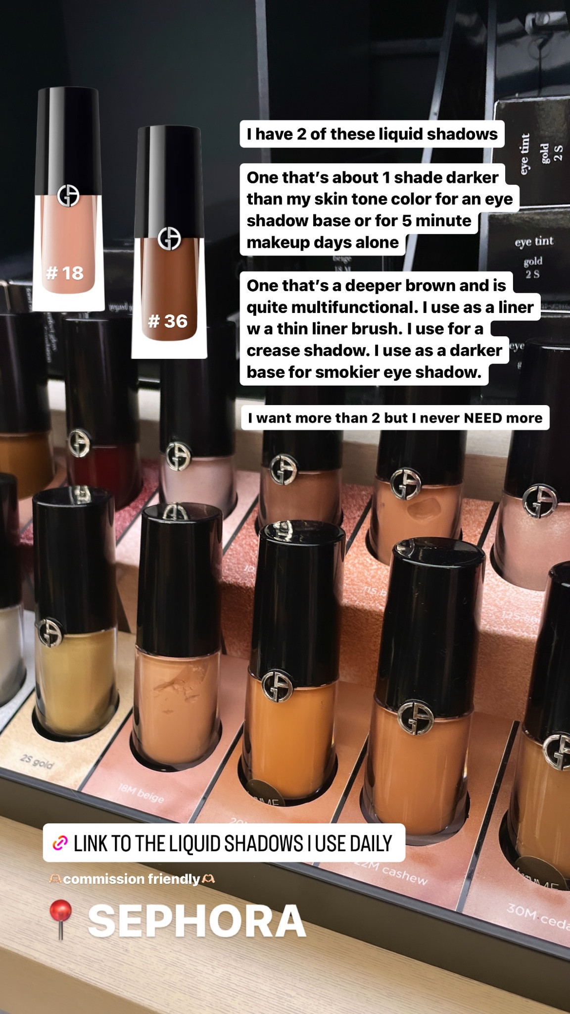 A fave eye product: Armani beauty liquid shadow ! 



#LTKstyletip #LTKbeauty #LTKMostLoved