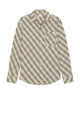 CHECK 롱슬리브 셔츠 | FWRD 