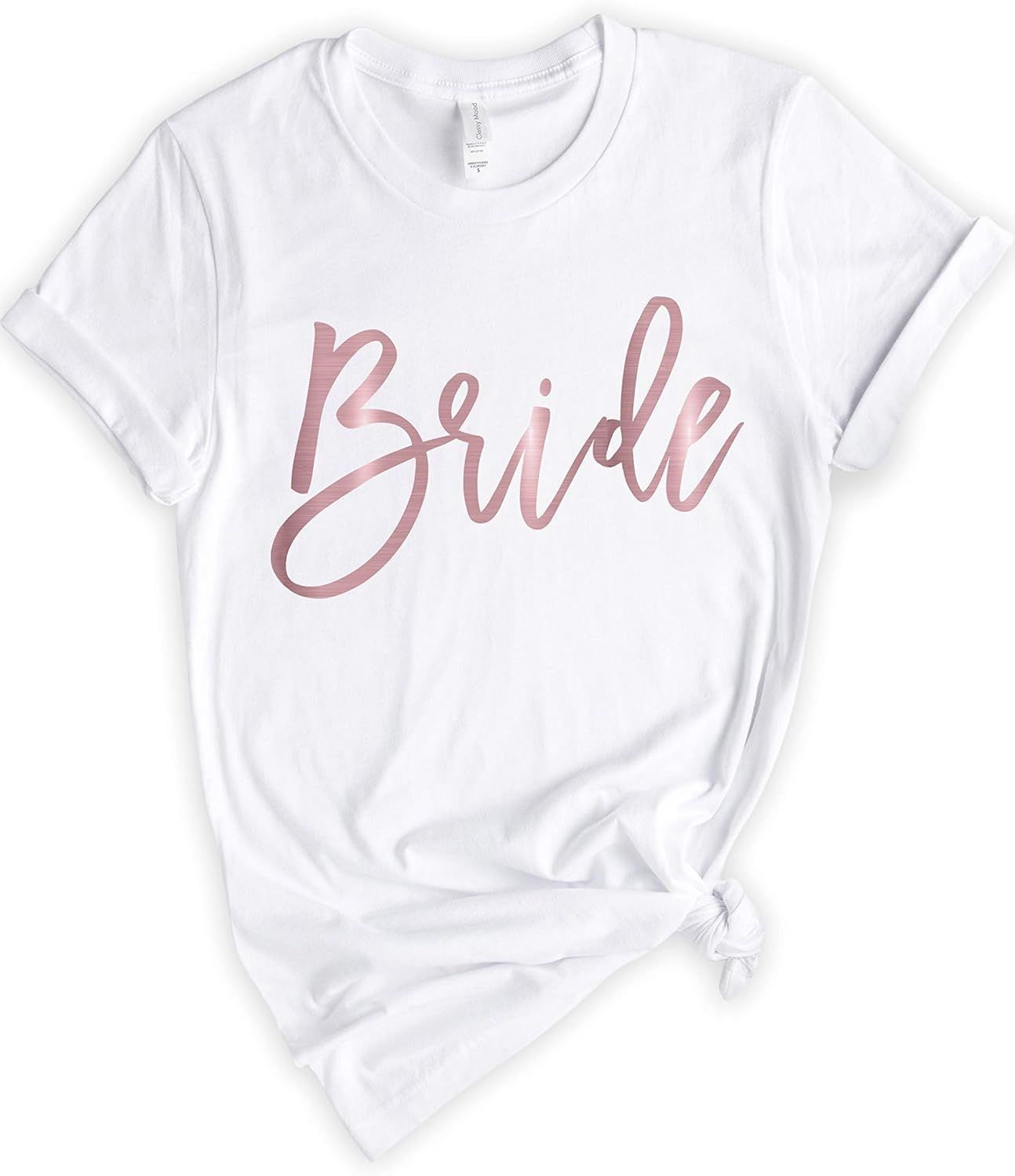 Classy Mood Bride Bachelorette Party Shirts Bridal T-Shirt Wedding Tshirt Proposal Gift | Amazon (US)