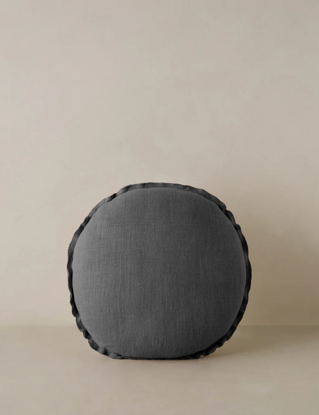 Arlo Linen Round Pillow | Lulu and Georgia 
