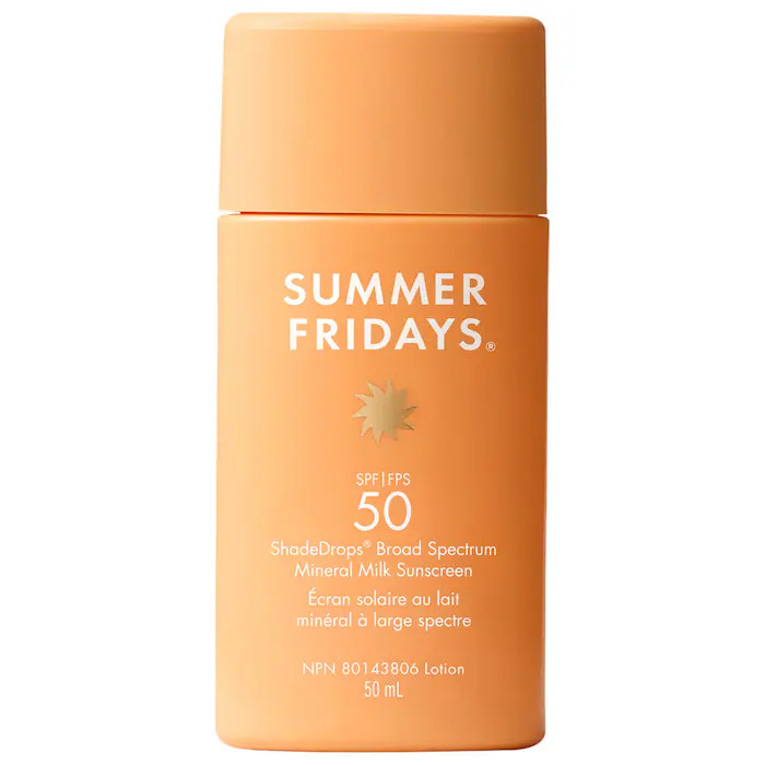 ShadeDrops Broad Spectrum SPF 50 Daily Mineral Milk Sunscreen | Sephora (CA)