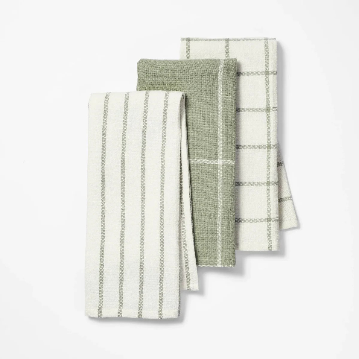 3pk Kitchen Towels - Sage Green | REBEL (formerly Rebelstork)