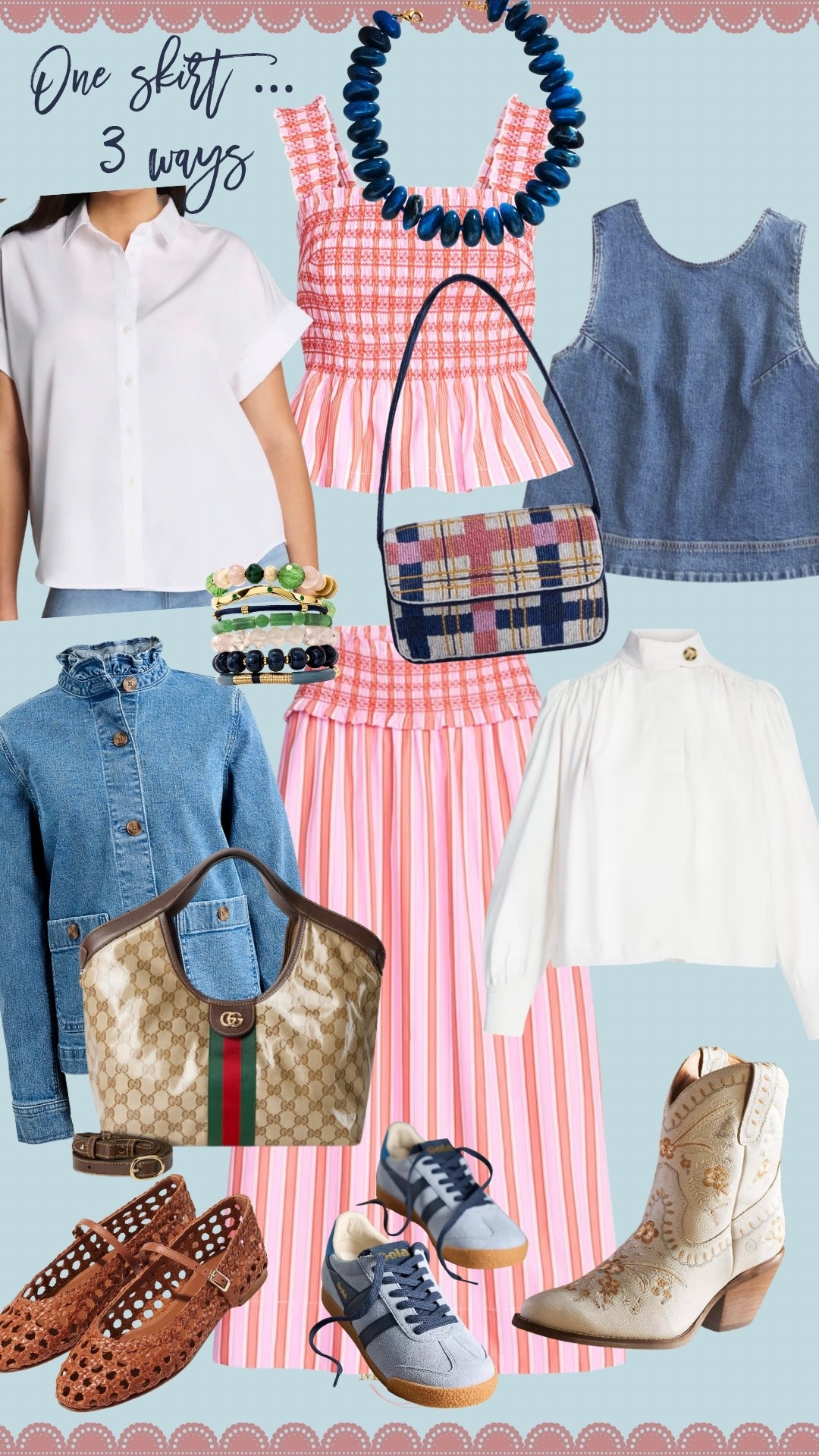 One skirt…3 ways!

#LTKdayinmylife #LTKootd #LTKmomlife