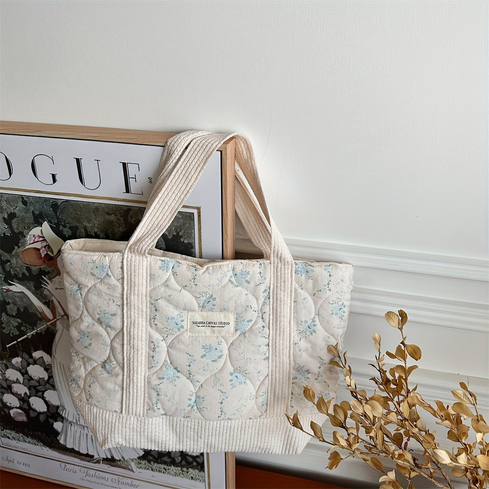 spring summer   retro flower tote bag fashion trend - Temu | Temu Affiliate Program