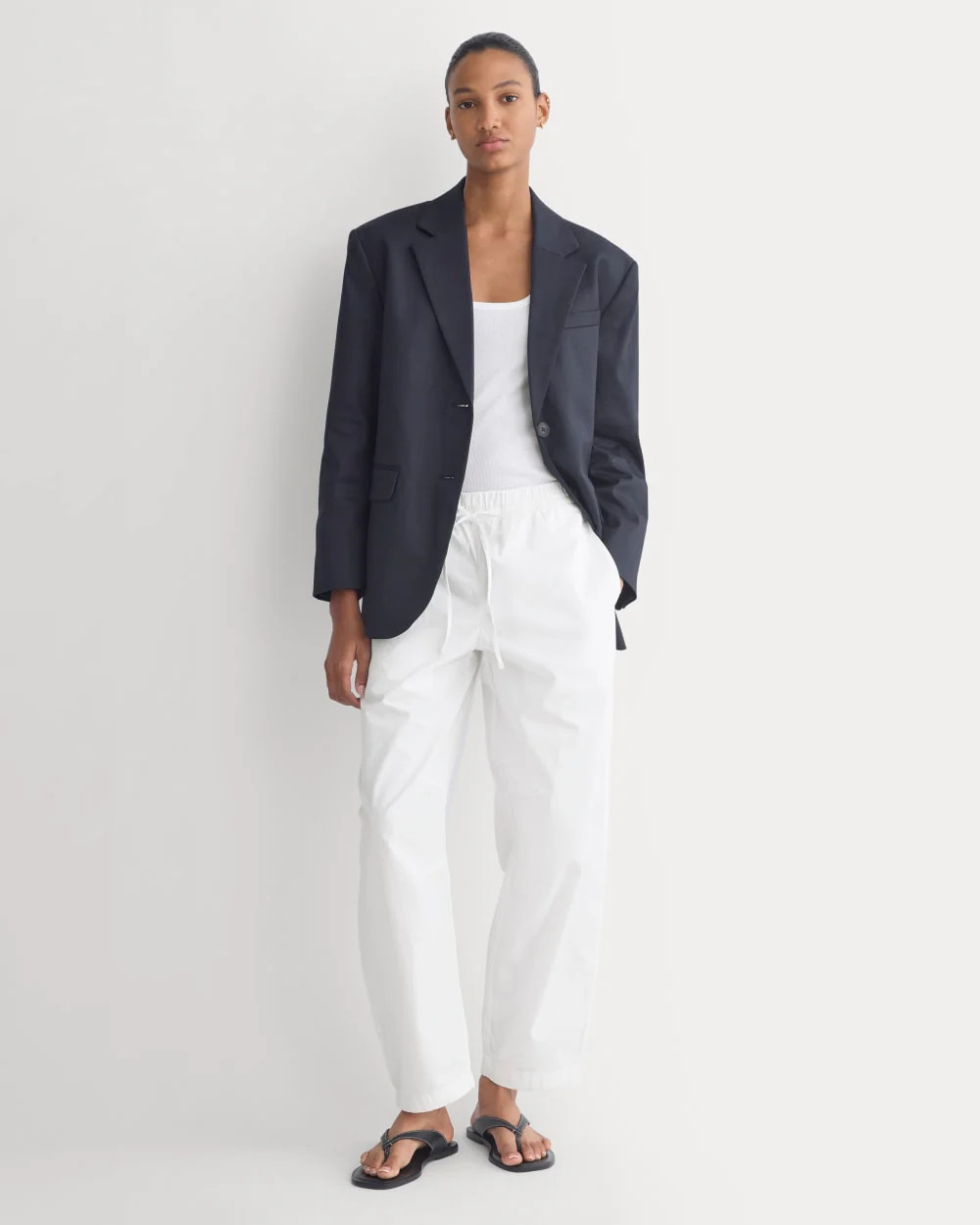 Pull-On Balloon Pant | White | Everlane
