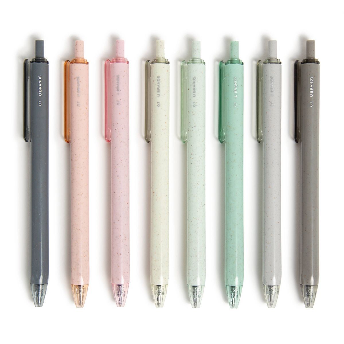 U Brands 8ct Gel Ink Pens with Refills Essential Speckle | Target