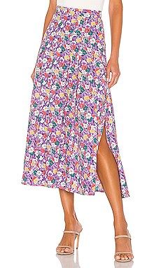 FAITHFULL THE BRAND Cuesta Midi Skirt in Nefeli Floral from Revolve.com | Revolve Clothing (Global)