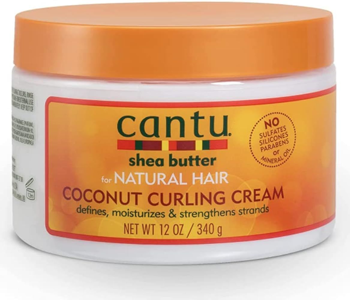 Coconut Curling Cream with Shea Butter for Natural Hair, 12 oz (Packaging May Vary) | Amazon (US)
