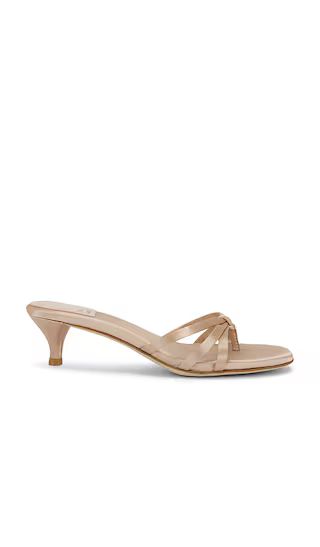 Doretta Mule in Natural Satin | Revolve Clothing (Global)