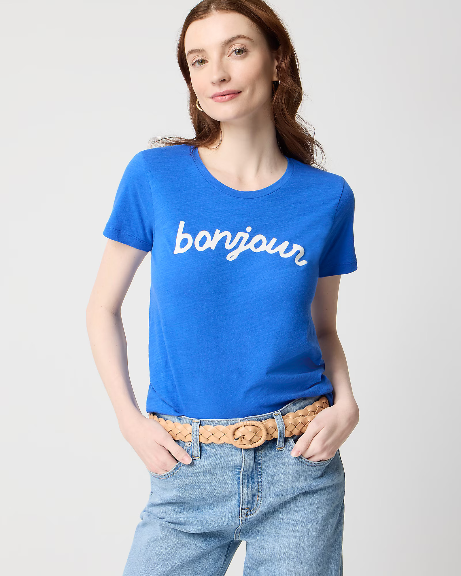 Bonjour graphic tee | J.Crew Factory