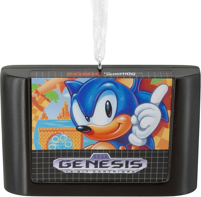 Hallmark Sonic The Hedgehog Game Cartridge Christmas Ornament | Amazon (US)