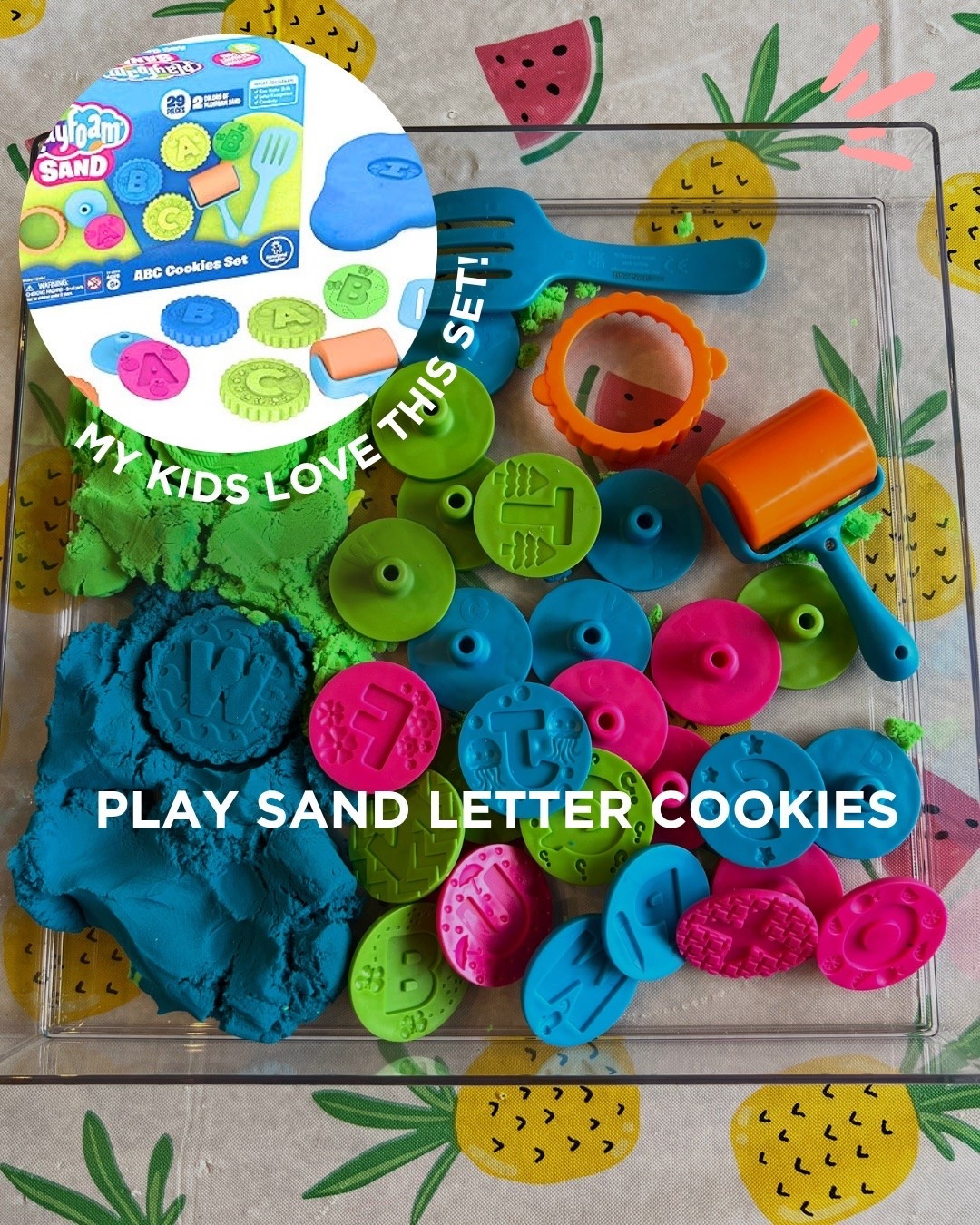 Working on the alphabet in a fun, hands-on way!

#LTKKids