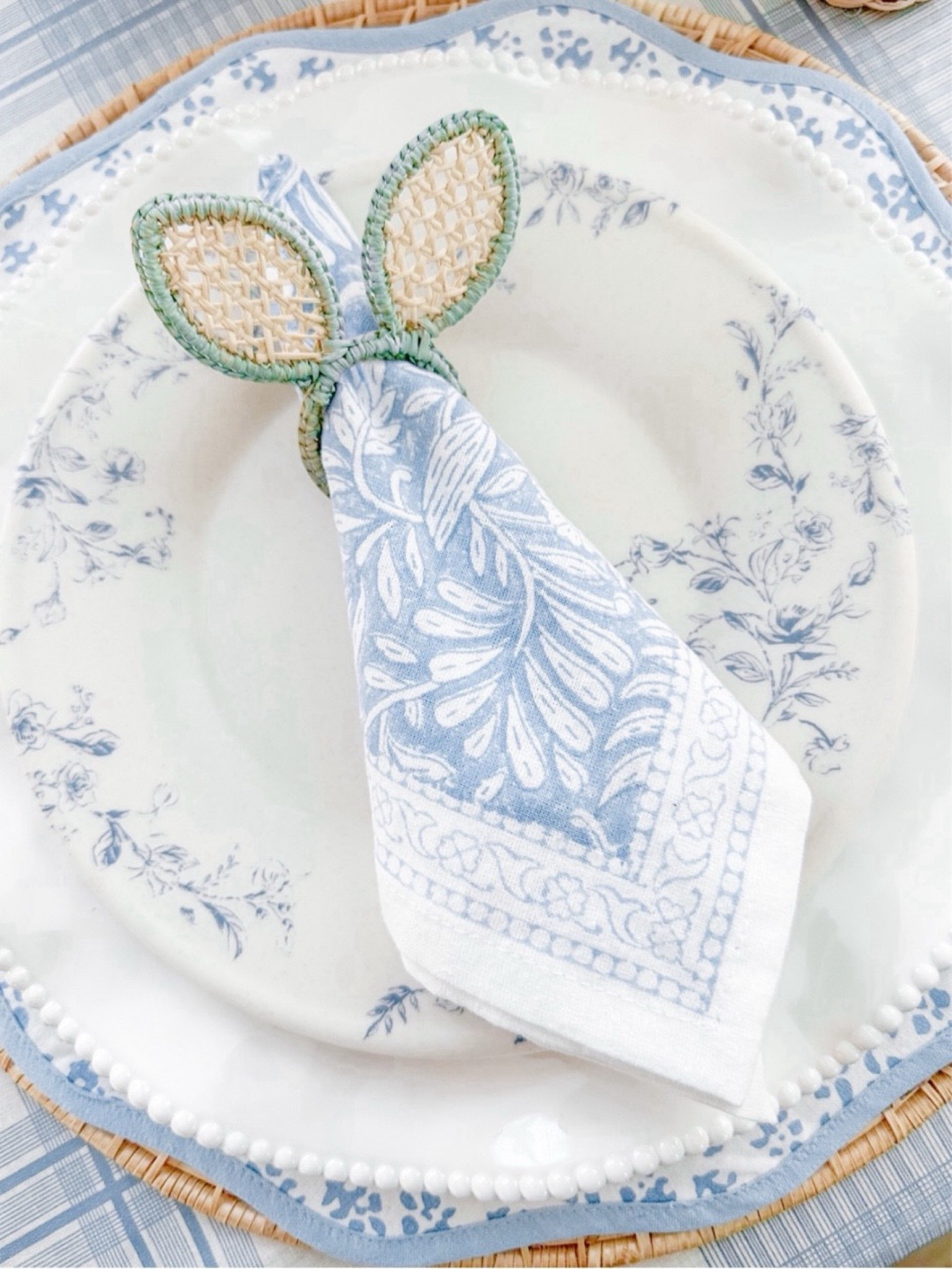 the cutest bunny ear napkin rings 🤍

#LTKSaleAlert #LTKHome