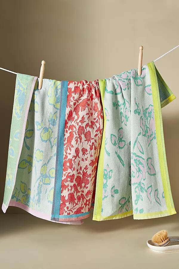 Emery Jacquard Dish Towels, Set of 3 | Anthropologie (US)