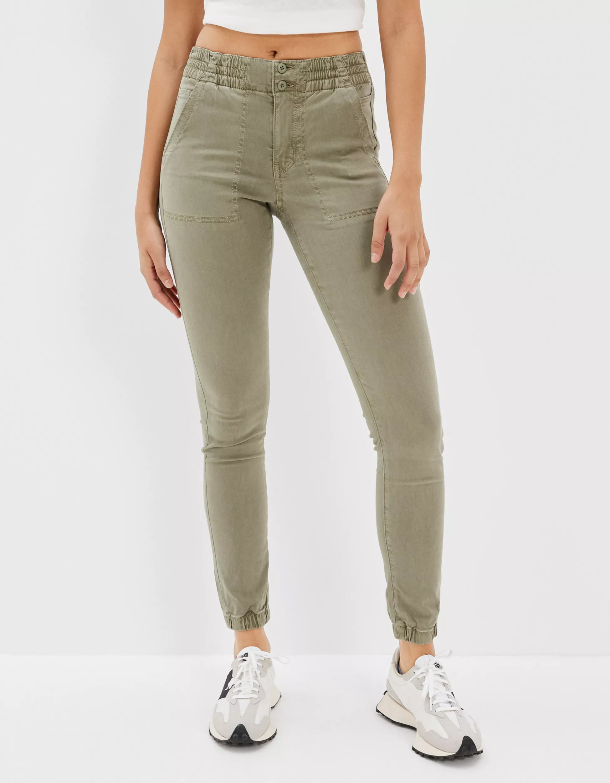 AE Stretch High-Waisted Jegging Jogger | American Eagle Outfitters (US & CA)