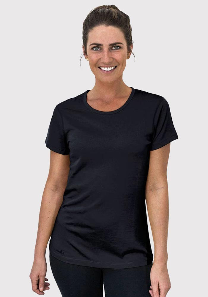 Addie Short Sleeve Crew | Woolx