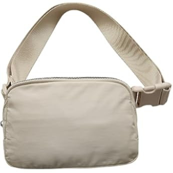 Fanny Belt Bag Waist Pack Crossbody Bags Bum Bag for Running Hiking Travel Workout Adjustable Str... | Amazon (US)