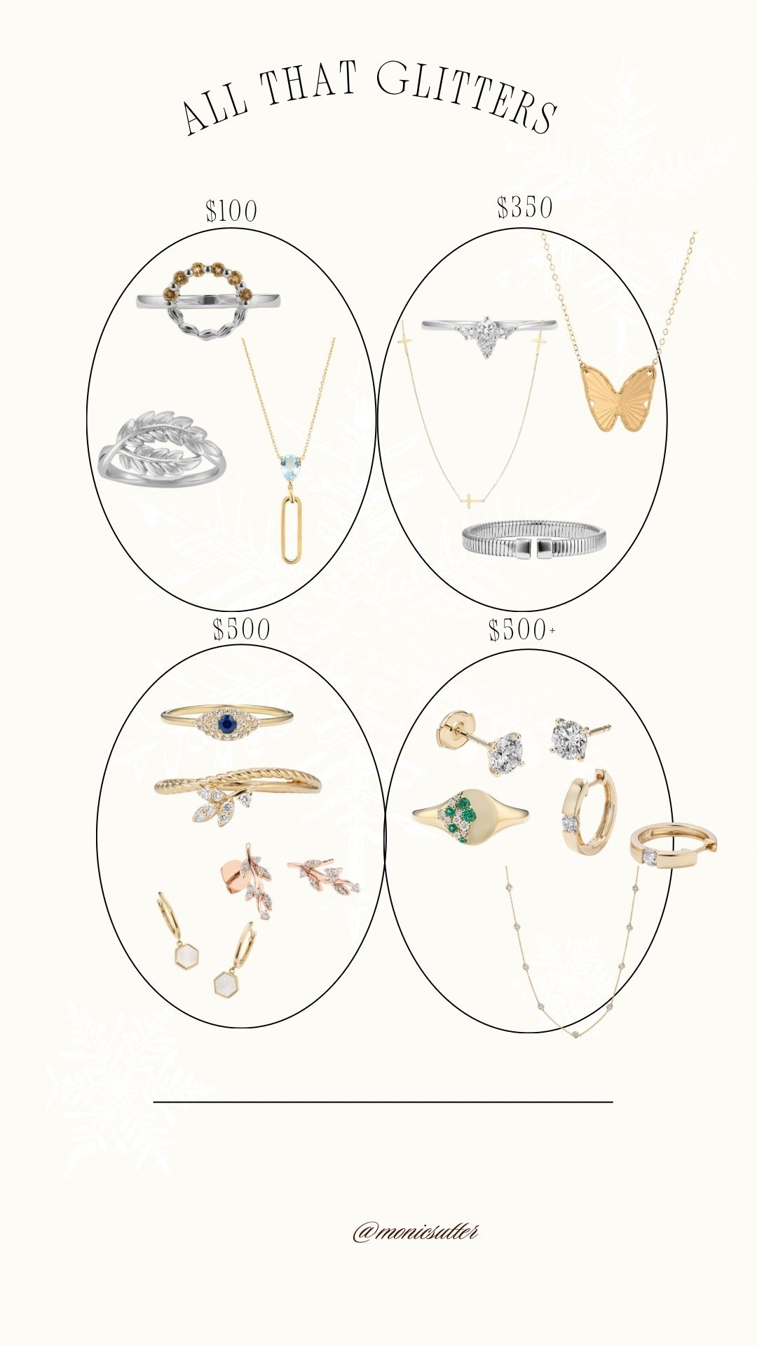 The prettiest holiday jewelry gifts at every price point — under $100, $350, $500, and $500+.
Classic rings, everyday earrings, dainty necklaces, and special pieces you’ll wear for years.



#LTKGiftGuide #LTKHoliday