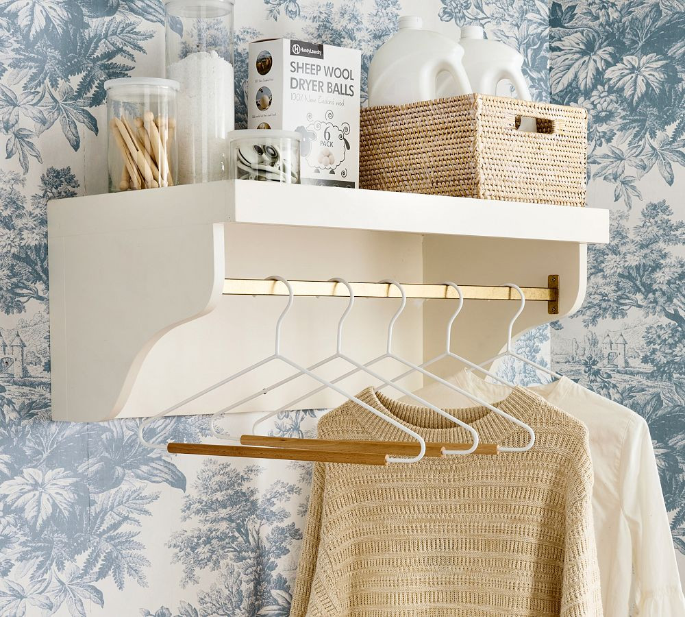 Manchester Shelf with Drying Rail | Pottery Barn (US)
