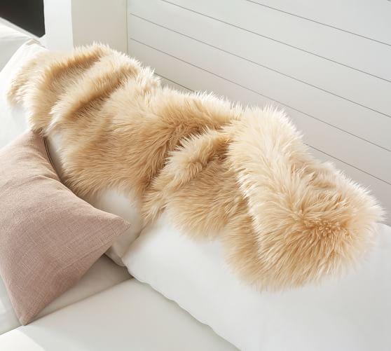 Luxe Faux Fur Double Length Hide | Pottery Barn (US)