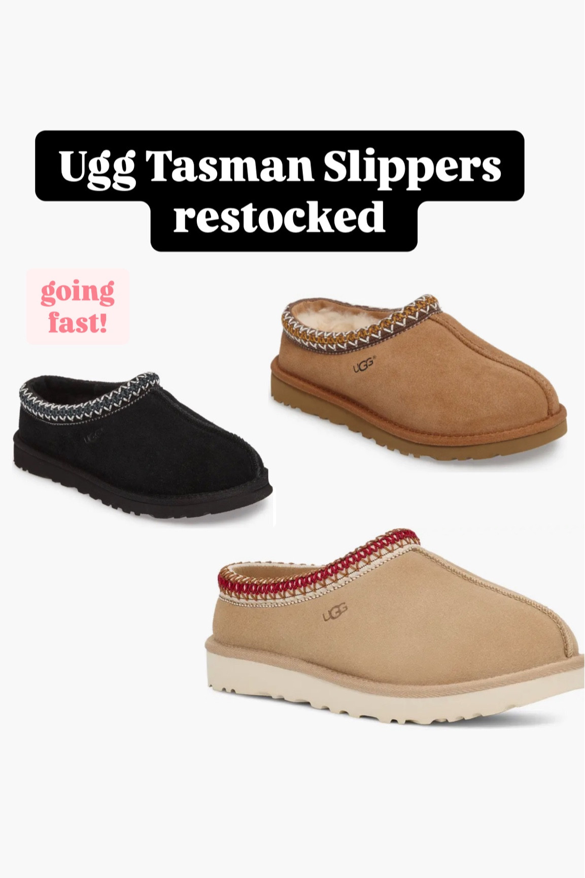 Ugg Tasman. Christmas gift. Gifts for her. Ugg slipper 

#LTKSaleAlert #LTKHoliday #LTKGiftGuide