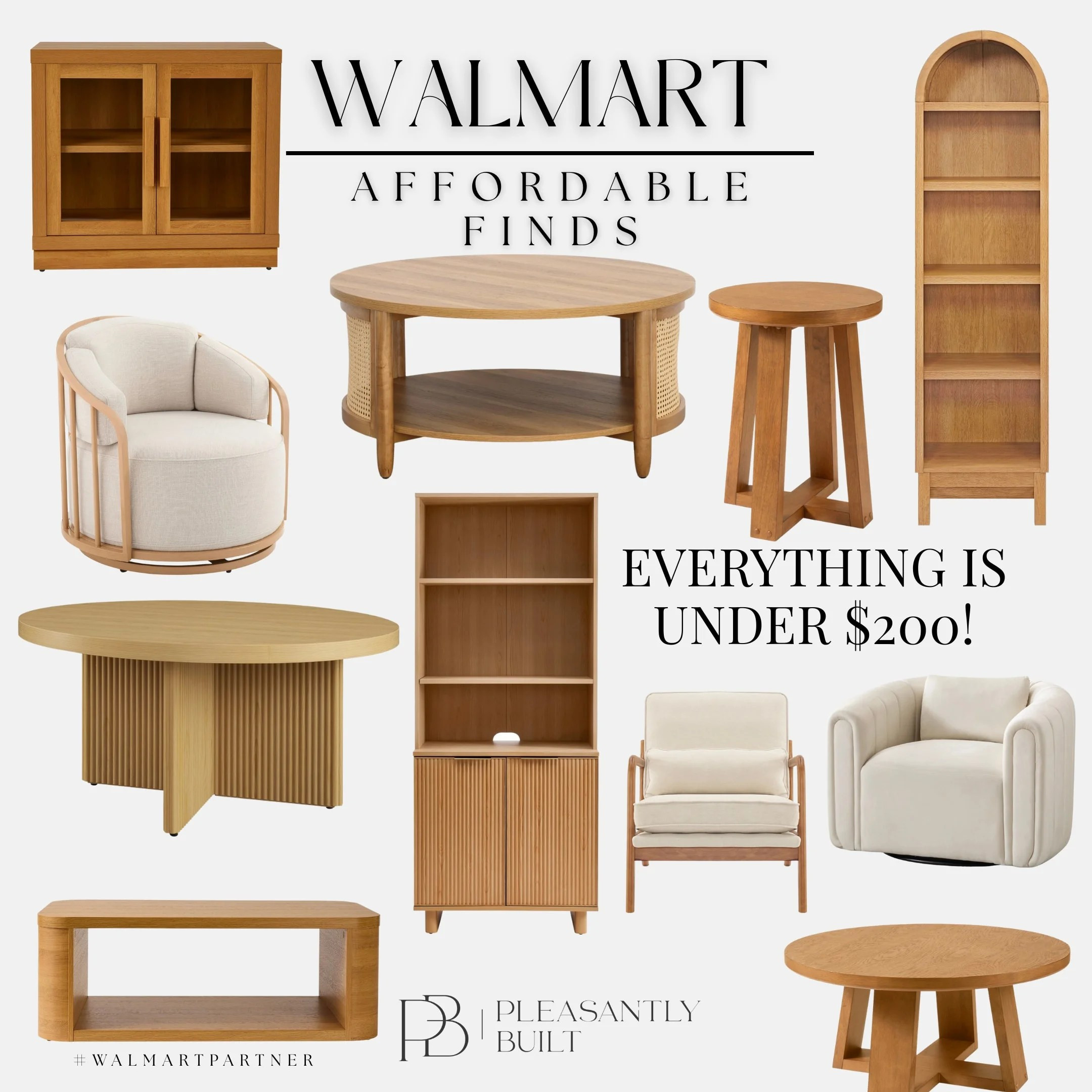 Budget-friendly style unlocked—Walmart home finds under $200 that look way more expensive. ✨🏡#WalmartHome #WalmartFinds #AffordableHomeDecor #HomeDecorUnder200 #BudgetHomeMakeover #HomeStyleInspo #FurnitureFinds #HomeOnABudget #CozyHomeVibes #DesignForLess #HomeDecorLovers #ChicOnABudget #InteriorInspo #SmallSpaceStyle #BudgetFriendlyFinds #pleasantlybuilt 

 #LTKHome #LTKFindsUnder100