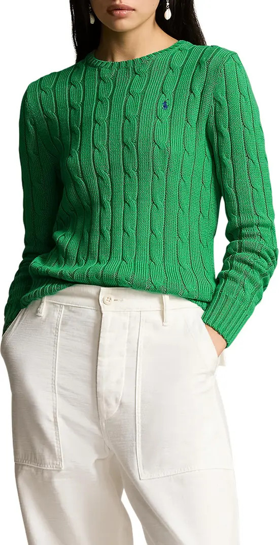 Julianna Cotton Cable Sweater | Nordstrom