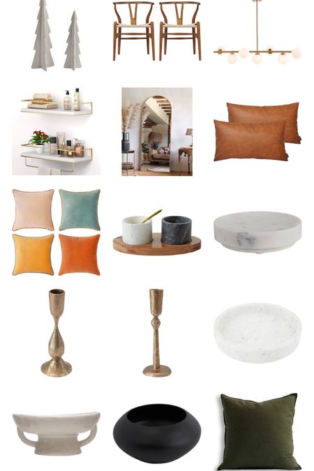 Home decor finds at incredible prices! Candle sticks, shelf styling, leather pillows, throw pillows, wall mirror, standing mirror.

#LTKhome #LTKsalealert #LTKfindsunder50
