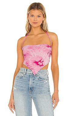 Sonny Ruched Cami Top in Olive | Revolve Clothing (Global)