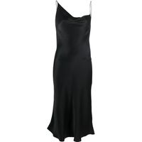 Stella Mc Cartney Draped Satin Slip Dress | Stylemyle (US)