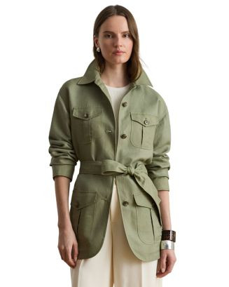 Linen Blend Twill Field Jacket | Bloomingdale's (US)