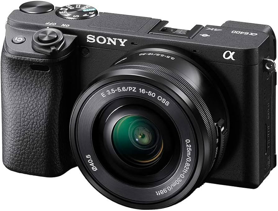 Câmera digital Sony Alpha 6400 com sensor APSC, 24,3MP, tela ajustável em 180°(selfie) e lente... | Amazon (BR)