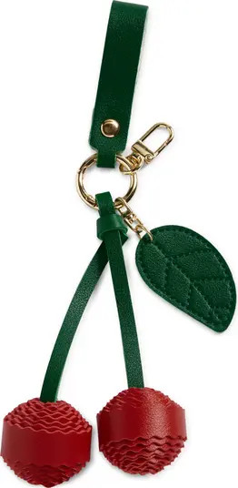 Leith Faux Leather Cherry Bag Charm | Nordstromrack | Nordstrom Rack