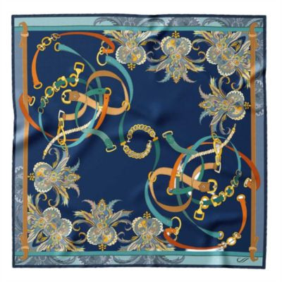 Camilla - Silk Bandana for Women - Blue | Macy's