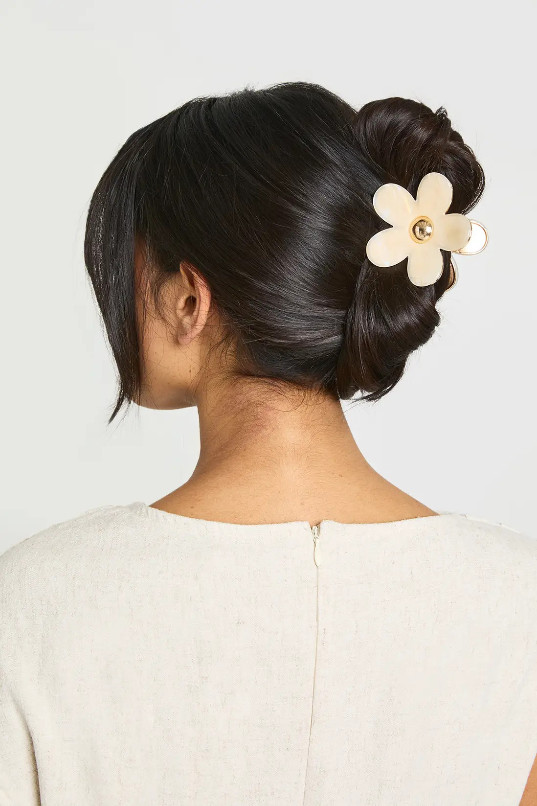 Hair Accessories | Marble Flower Hair Clip | boohoo | Boohoo.com (UK & IE)