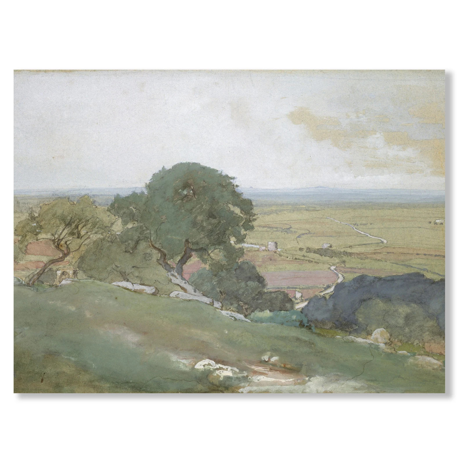 Antique landscape painting, Digital download art, Vintage oil painting, Downloadable landscape pr... | Etsy (US)