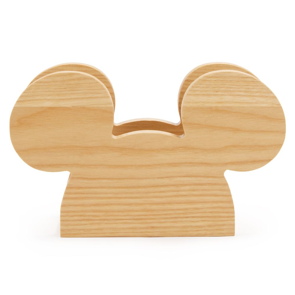 Mickey Mouse Icon Wooden Napkin Holder | Disney Store