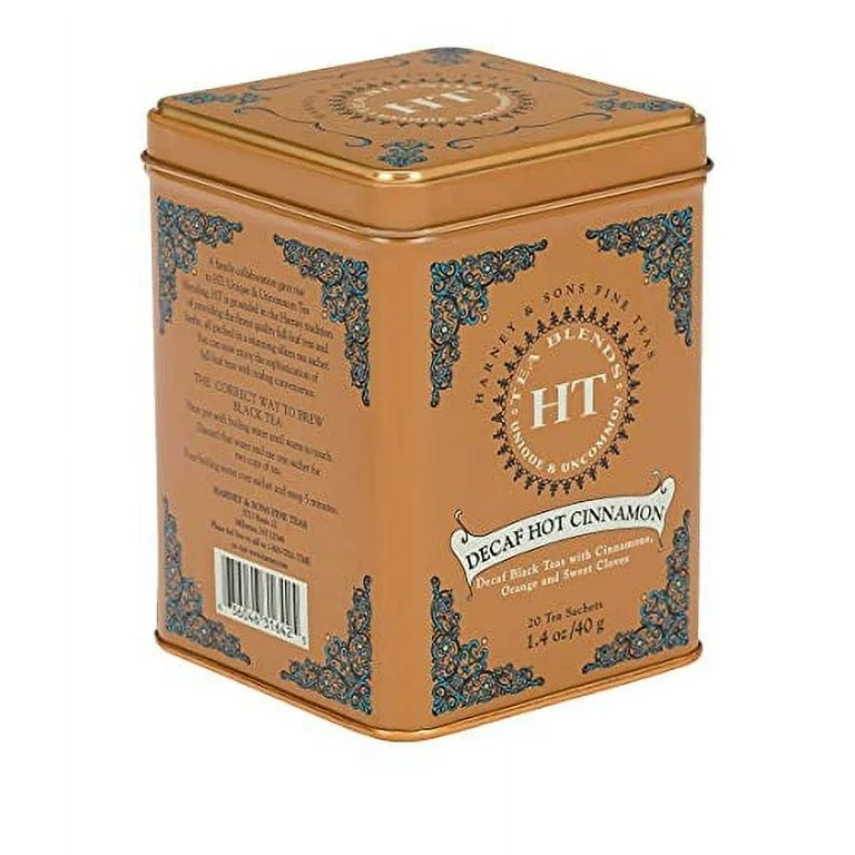 Harney & Sons HT Decaf Hot Cinnamon Tea, 20 Tea Sachets, 1.4 oz (40 g) - Walmart.com | Walmart (US)