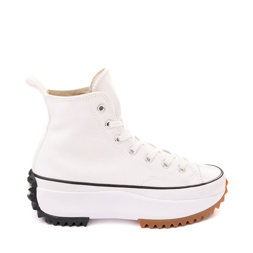 Converse Run Star Hike Platform Sneaker - White / Black / Gum | Journeys