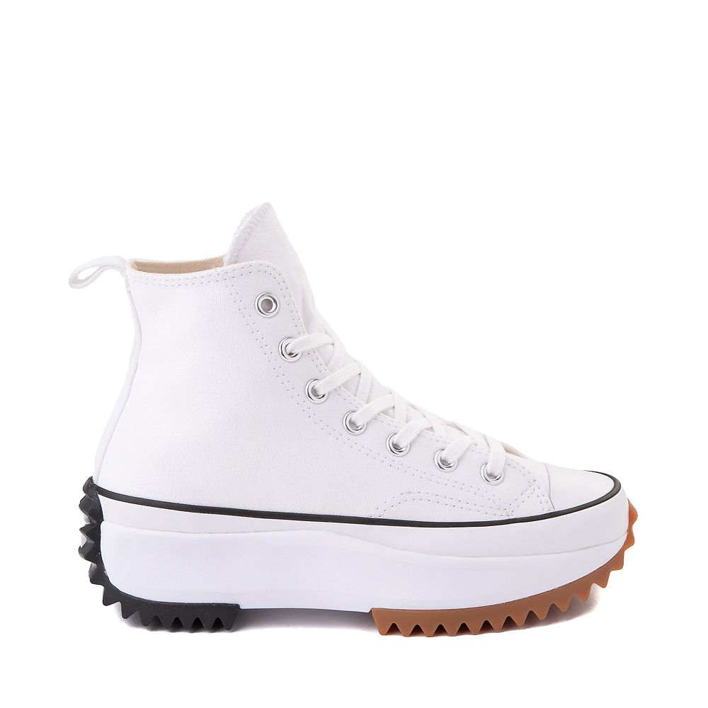 Converse Run Star Hike Platform Sneaker - White / Black / Gum | Journeys
