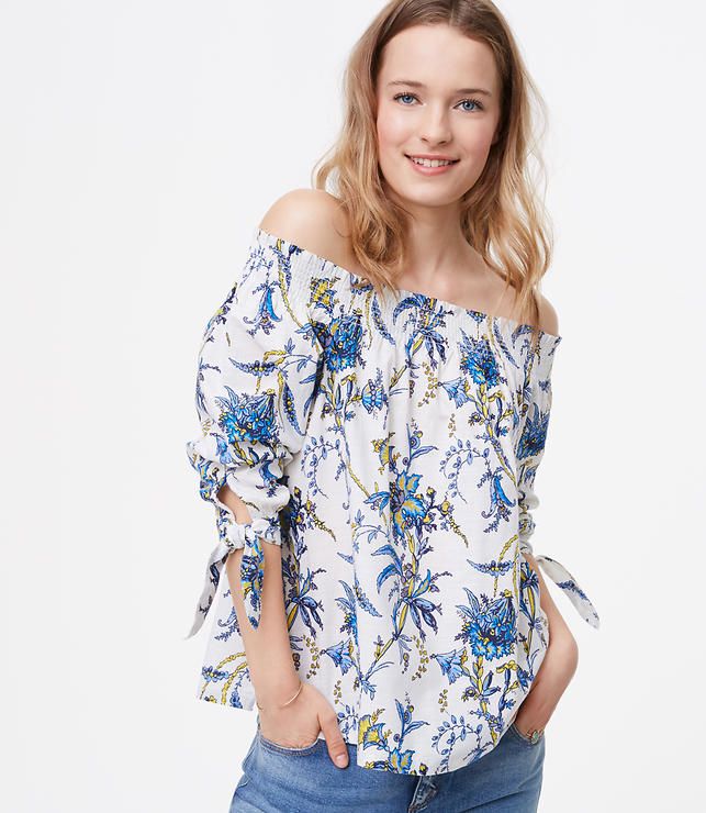 Lily Off the Shoulder Top | LOFT