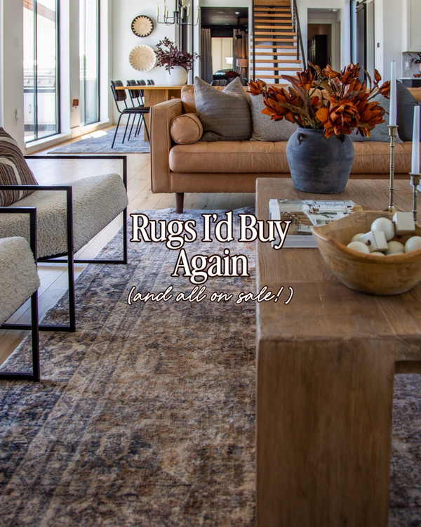 Some of my FAVORITE rugs throughout our home are on SALE right now!!
