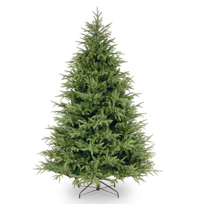 National Tree Company 7.5-ft Frasier Fir Traditional Artificial Christmas Tree (Unlit) Lights Low... | Lowe's