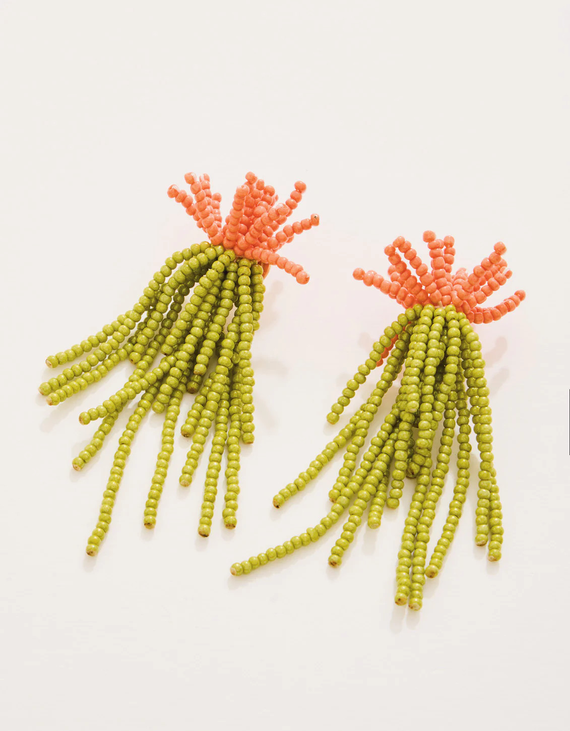Willow Tassel Earrings Pink/Green | Spartina 449