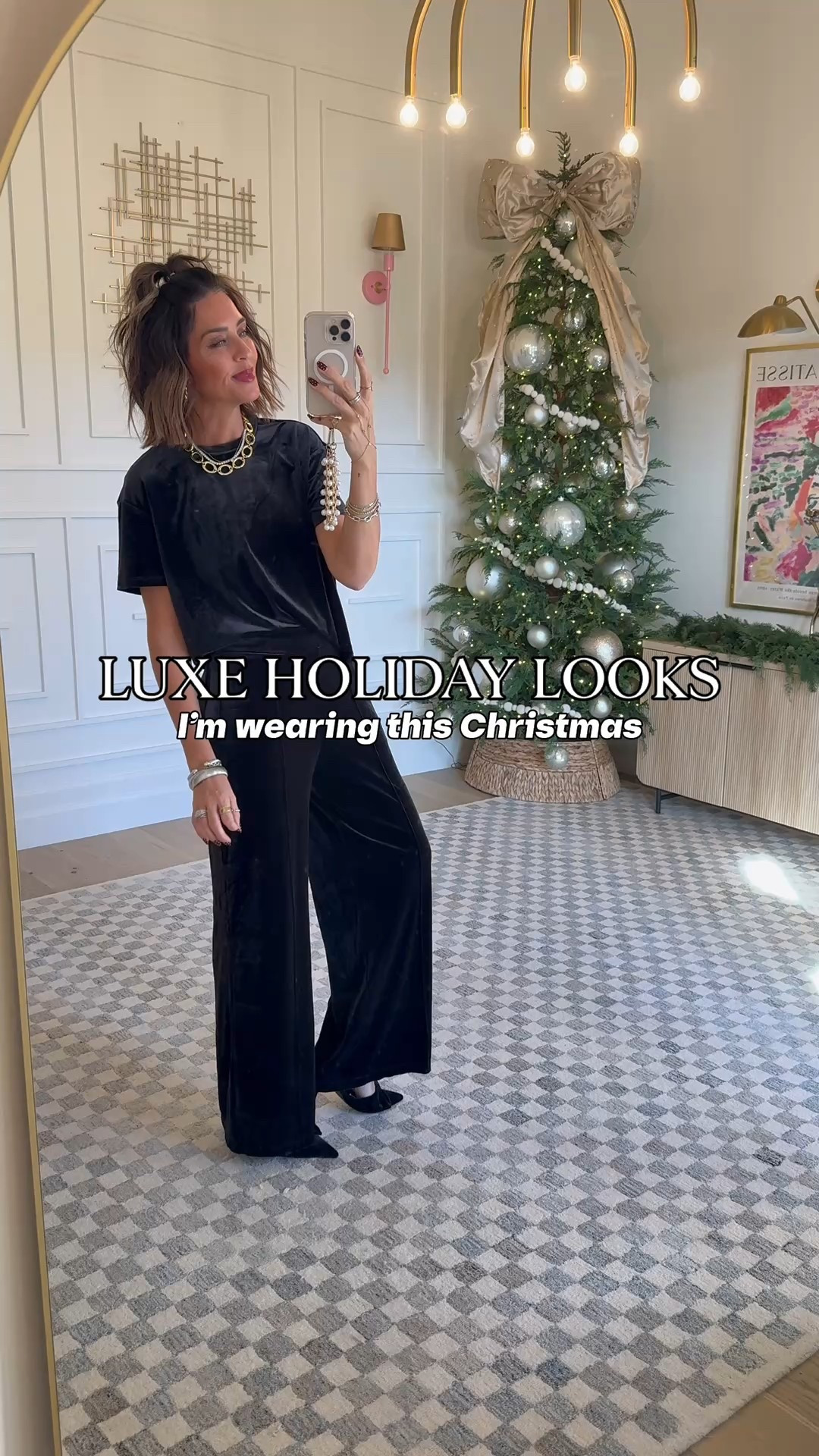 Velvet pants - size M
Tops size S
Skirt - size S
Blazer - size S
Sequin pants - size M



#LTKHoliday #LTKFindsUnder50 #LTKStyleTip