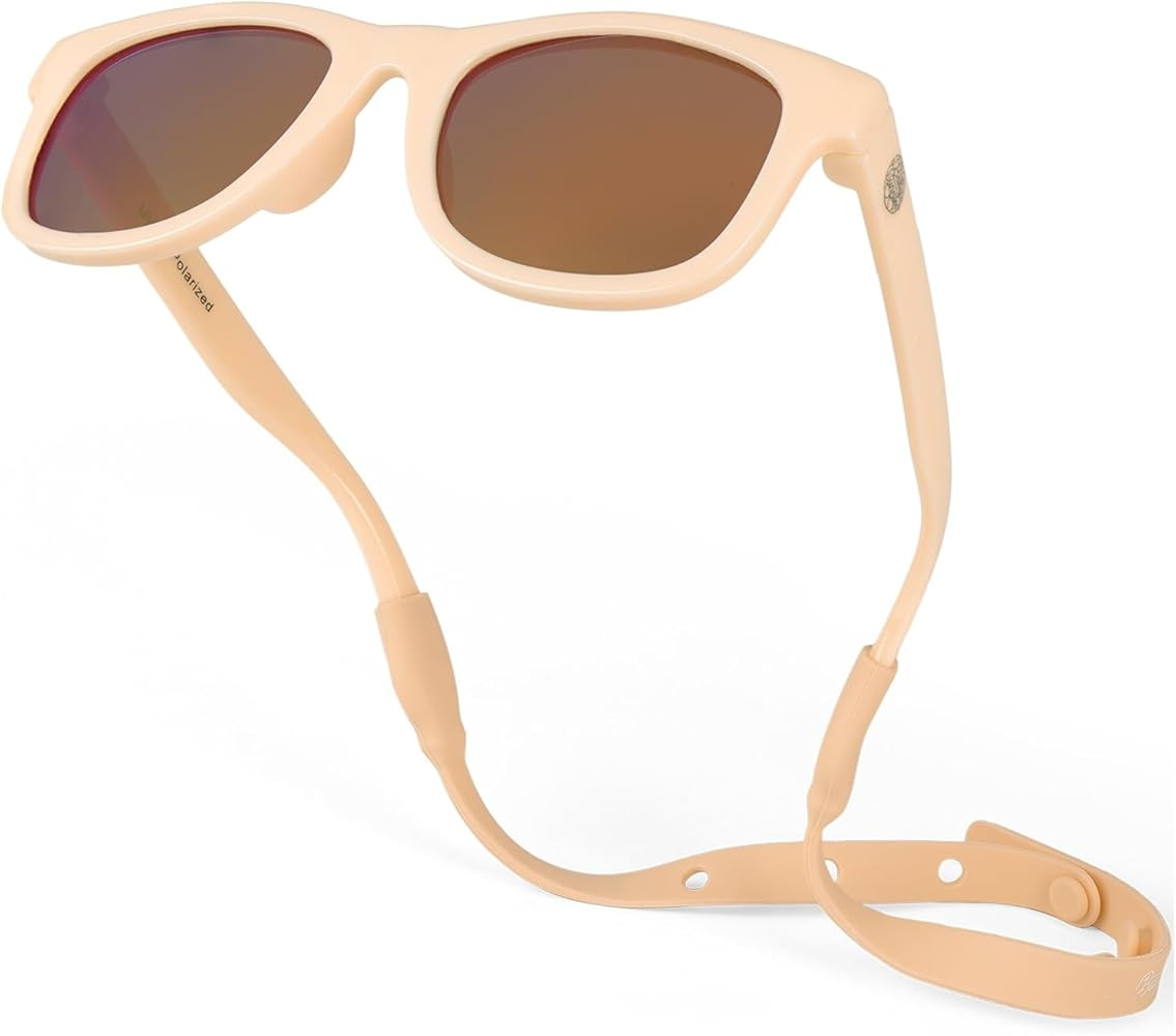 Polarized Baby Sunglasses With Strap - Unbreakable Flexible Infant Sunglasses For Toddlers Newbor... | Amazon (US)