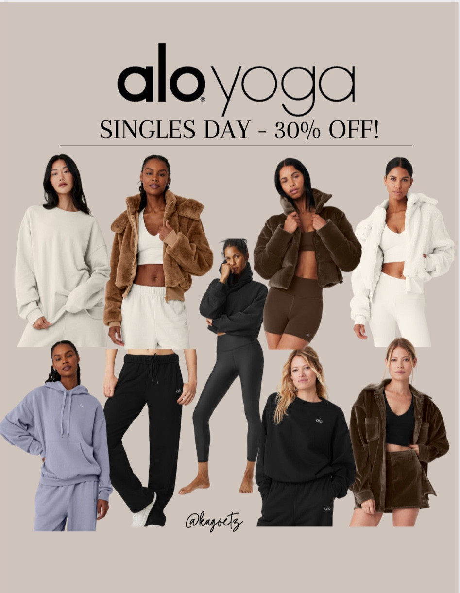 ALO YOGA: SINGLES DAY
30% OFF SITEWIDE

#alo #aloyoga #loungewear #workout #LTKCyberWeek #LTKGiftGuide #LTKSeasonal #LTKHoliday 

#LTKfitness #LTKsalealert #LTKHolidaySale