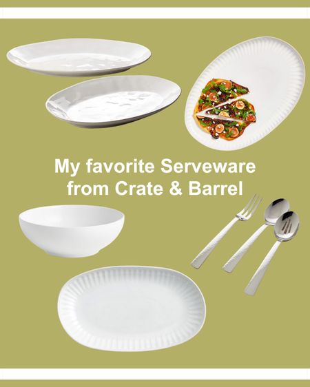All my favorite serve ware from Crate & Barrel!

#LTKhome #LTKFind #LTKGiftGuide