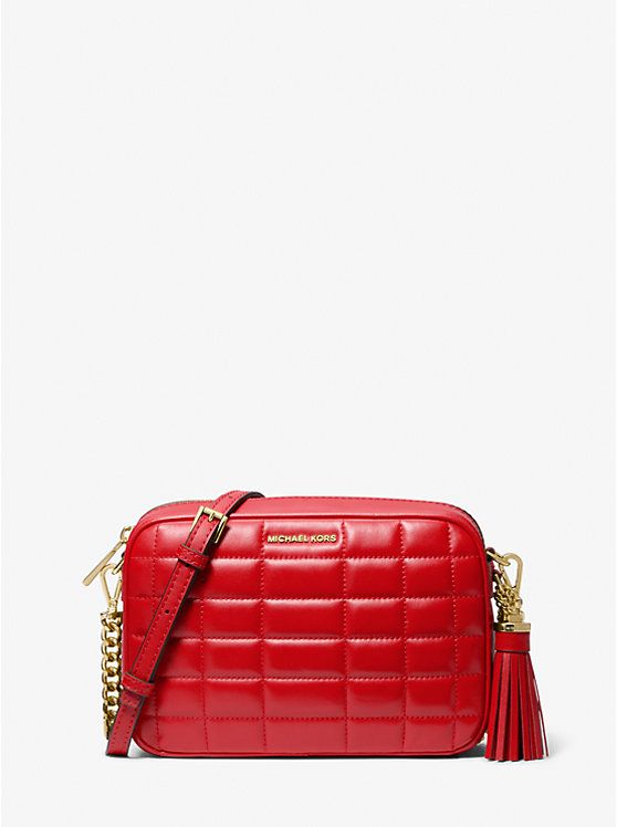 Jet Set Medium Quilted Leather Crossbody Bag | Michael Kors US